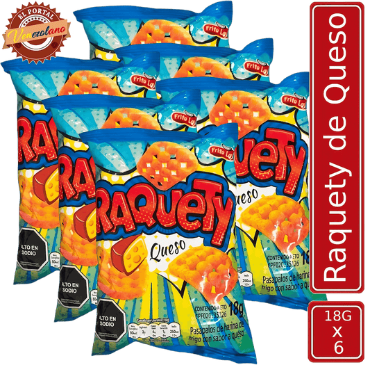 Raquety Queso Frito Lay Venezuela x 6