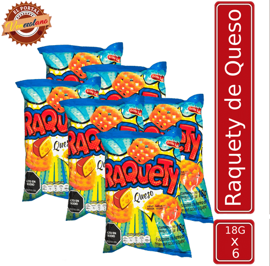 Raquety Queso Frito Lay Venezuela x 6