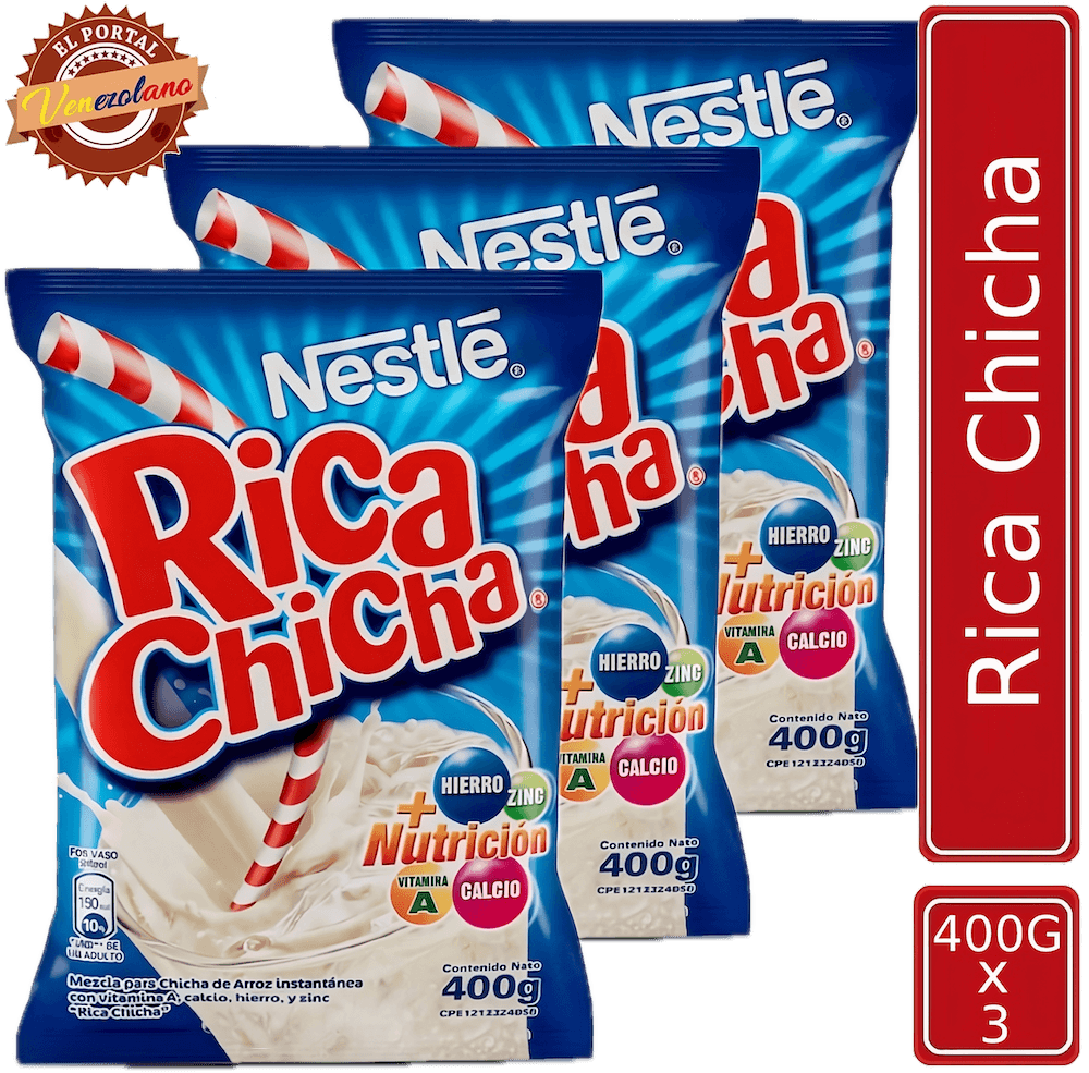 Rica Chicha Nestle 400Gr Venezuela x 3