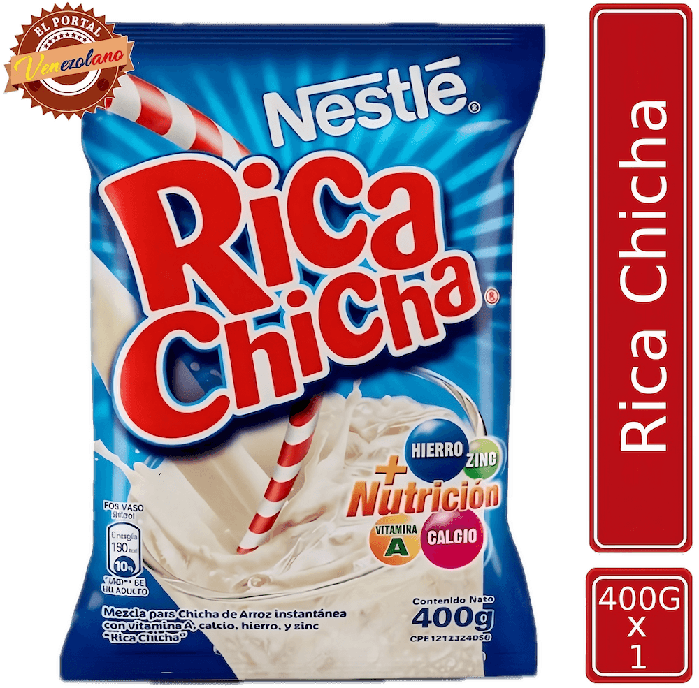 Rica chicha Nestlé 400g venezolana, disponible en Colombia
