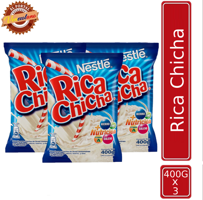 Rica Chicha Nestle 400Gr Venezuela x 3
