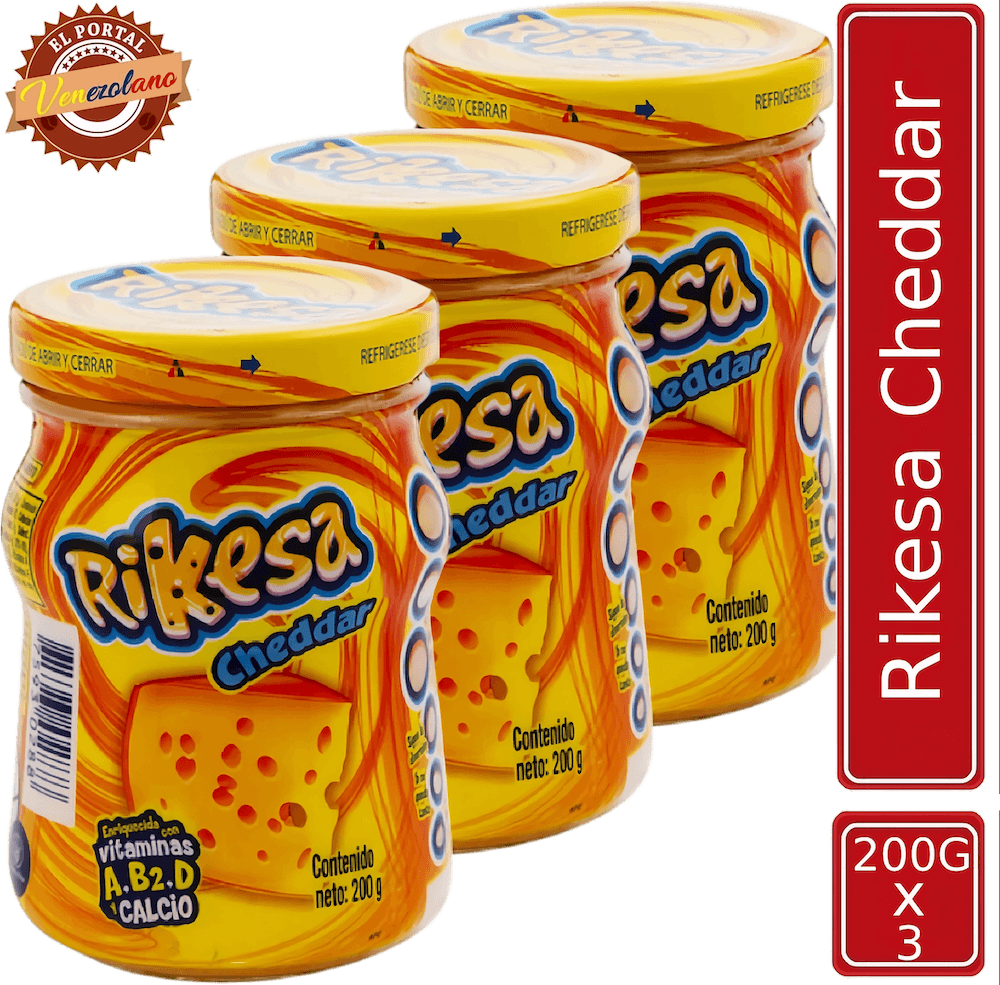 Rikesa Queso Fundido 200g Venezolana X 3 Unidades – El Portal Venezolano