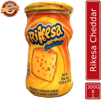 Rikesa Queso Fundido Cheddar 300g Untable Original Venezuela
