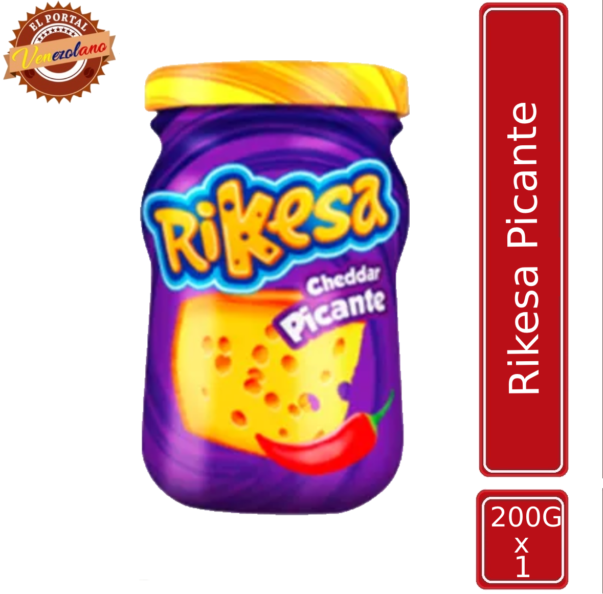 Rikesa picante 200g venezolano, disponible en Colombia