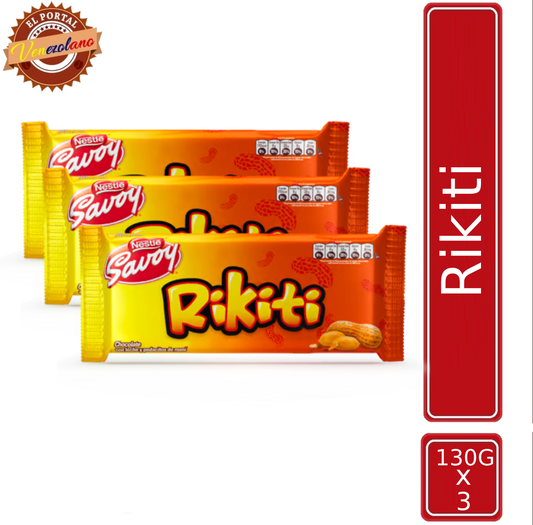 Chocolates Rikiti 130G Venezuela x 3