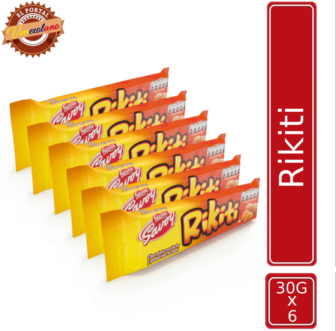 Chocolates Rikiti 27G  Venezuela X 6