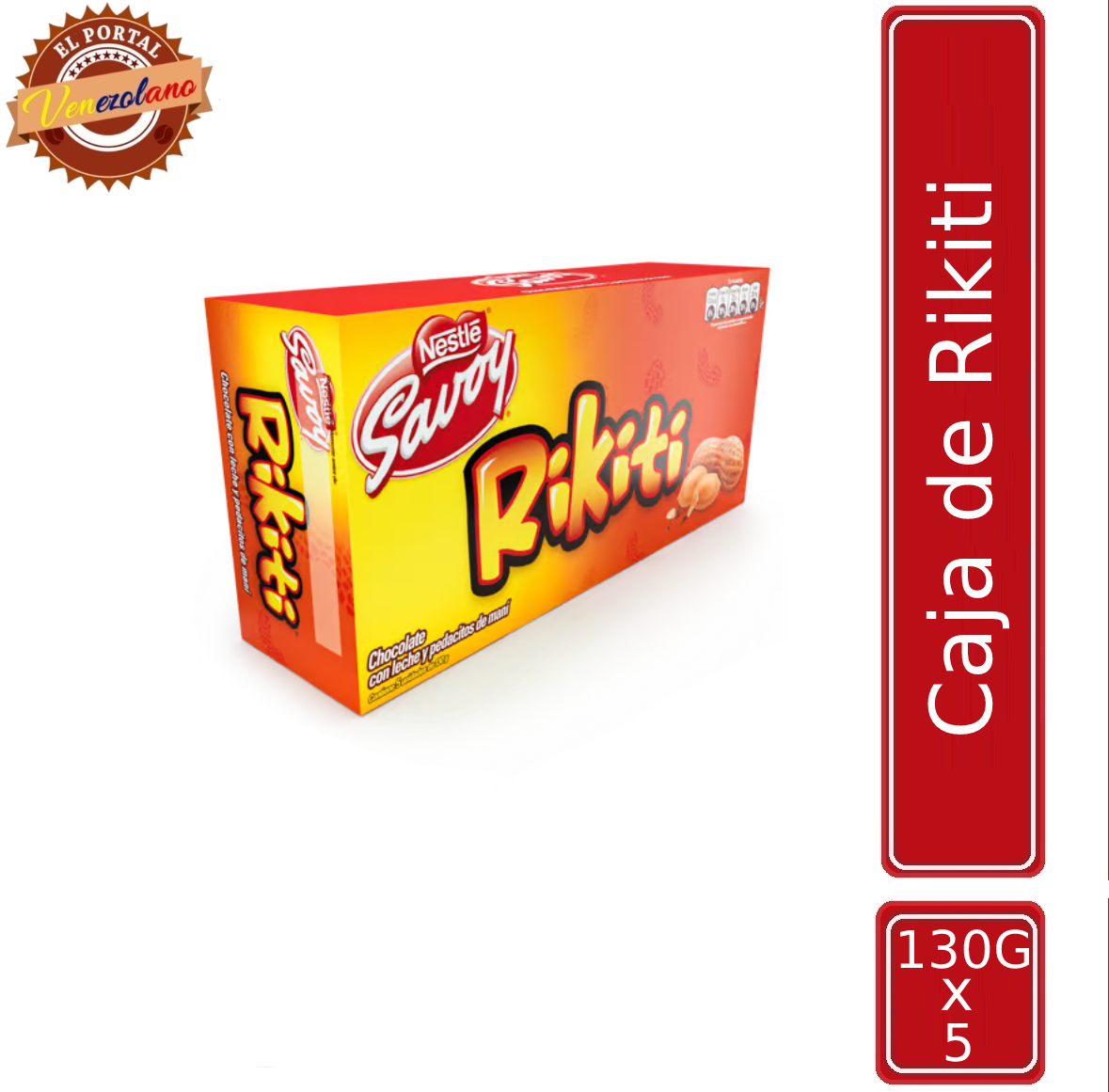 Chocolates Rikiti 130G Venezuela x 5