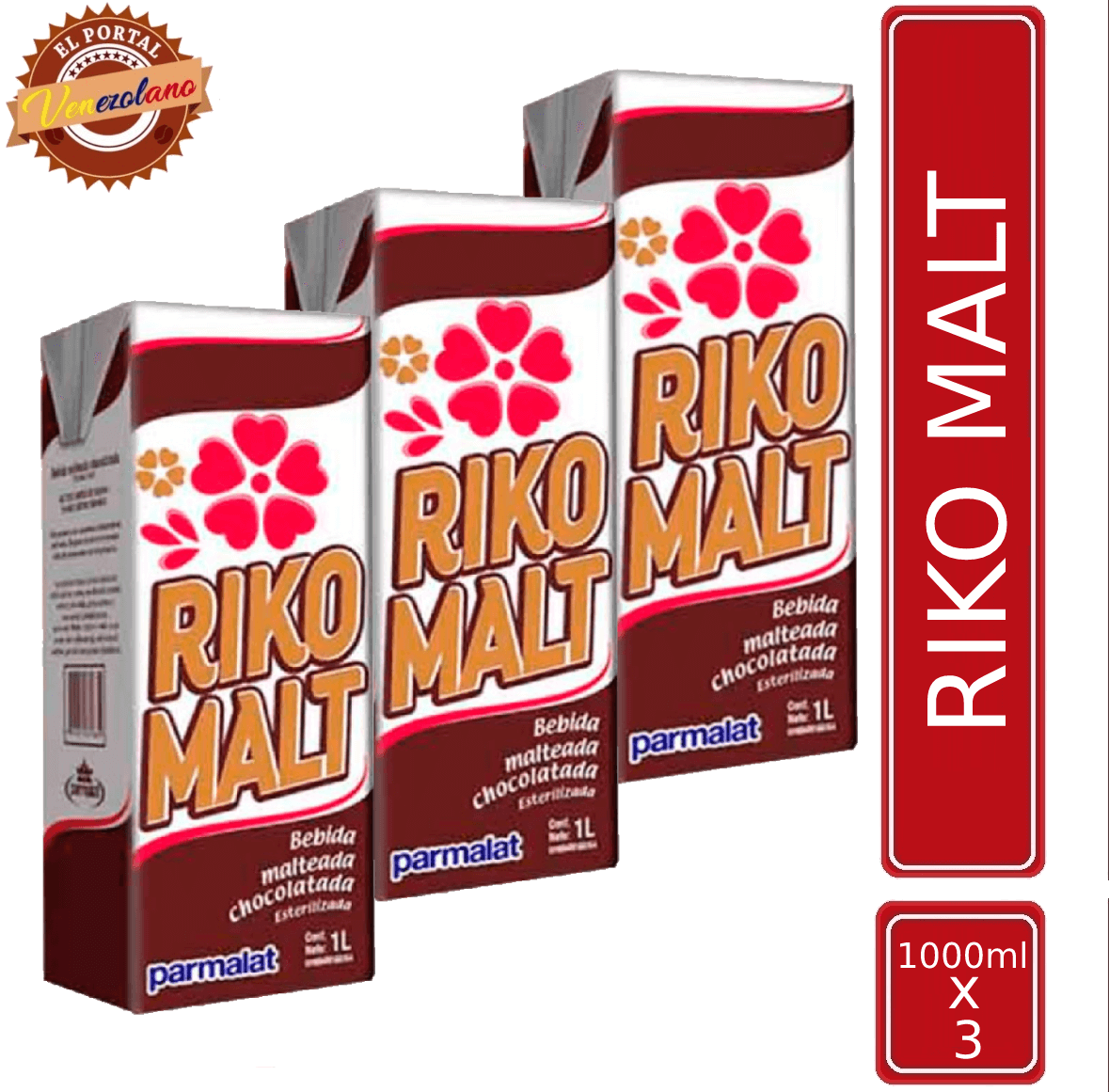 Riko Malt 1 L Venezuela x 3
