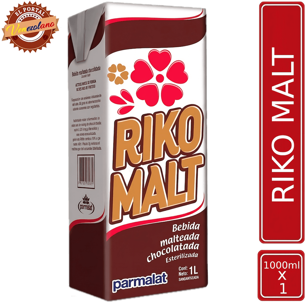 Riko Malt 1 litro venezolano, disponible en Colombia