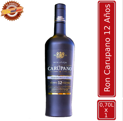 Ron Carúpano Reserva Exclusiva  12 Años  Venezuela