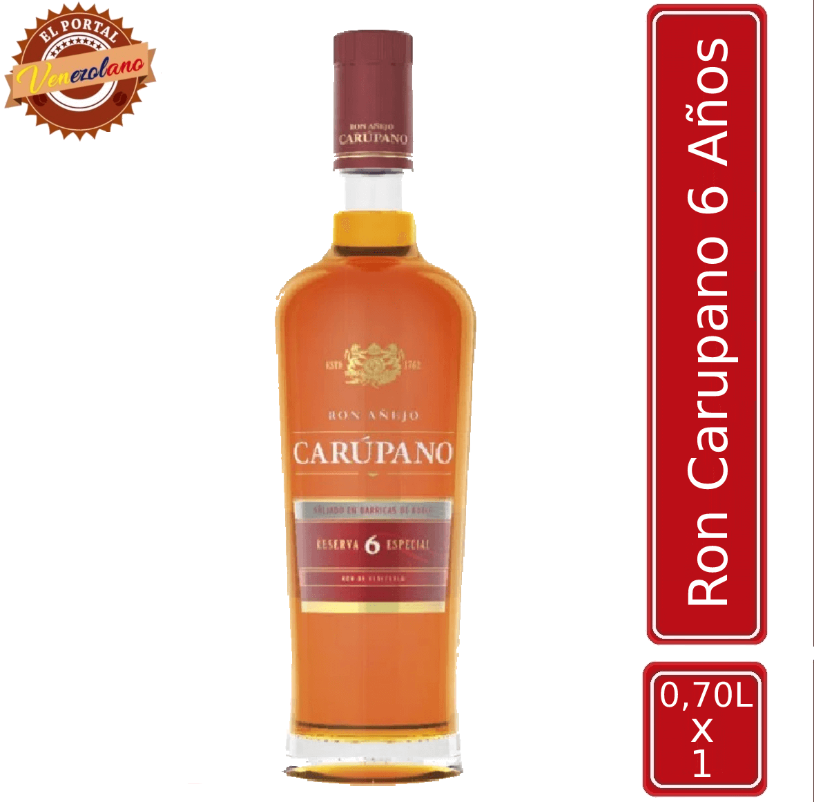 Ron Carúpano Reserva Especial 6 Años Venezuela