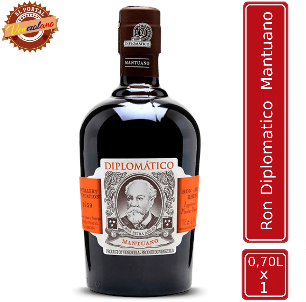 Ron Diplomático Mantuano Venezuela