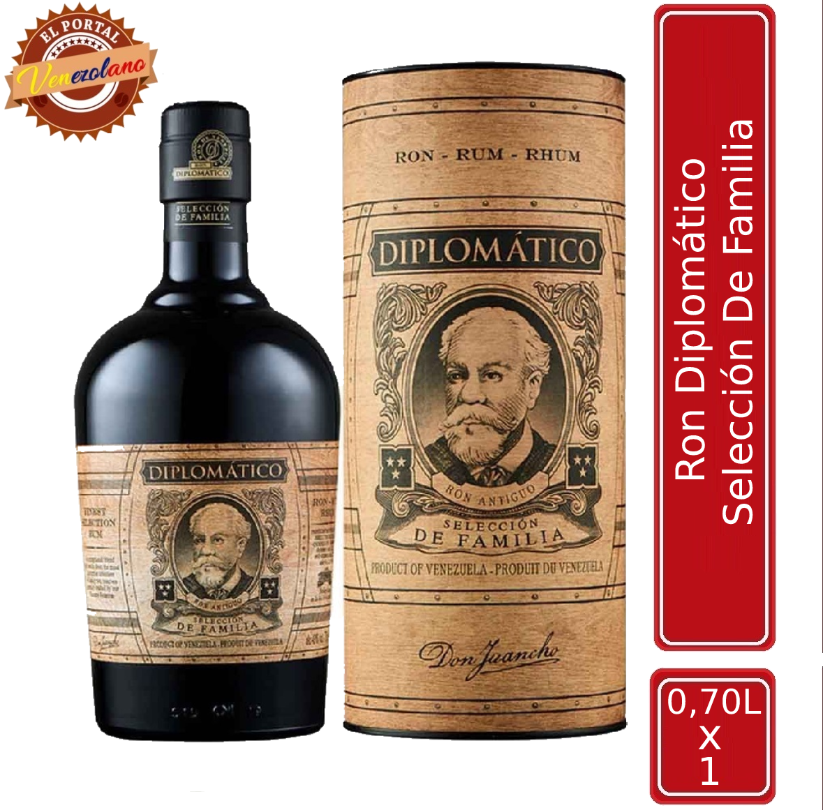 Ron Diplomático Selección de Familia venezolano, disponible en Colombia