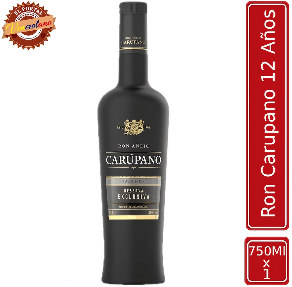 Ron Carúpano Reserva Exclusiva 12 años venezolano, disponible en Colombia