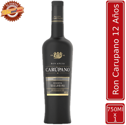 Ron Carúpano Reserva Exclusiva 12 años venezolano, disponible en Colombia