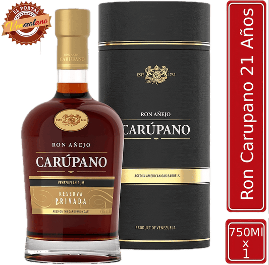 Ron Carúpano Reserva Privada  21 Años  Venezuela