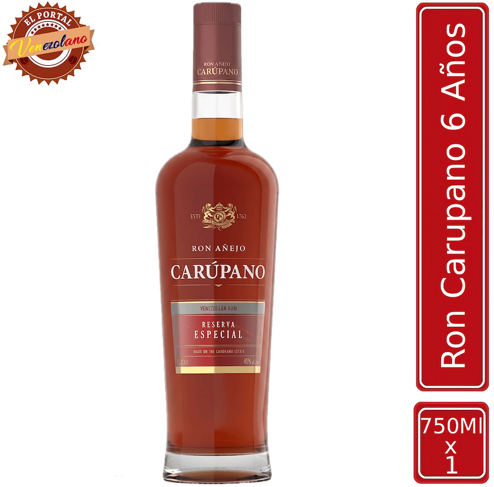 Ron Carúpano Reserva Especial 6 años venezolano, disponible en Colombia