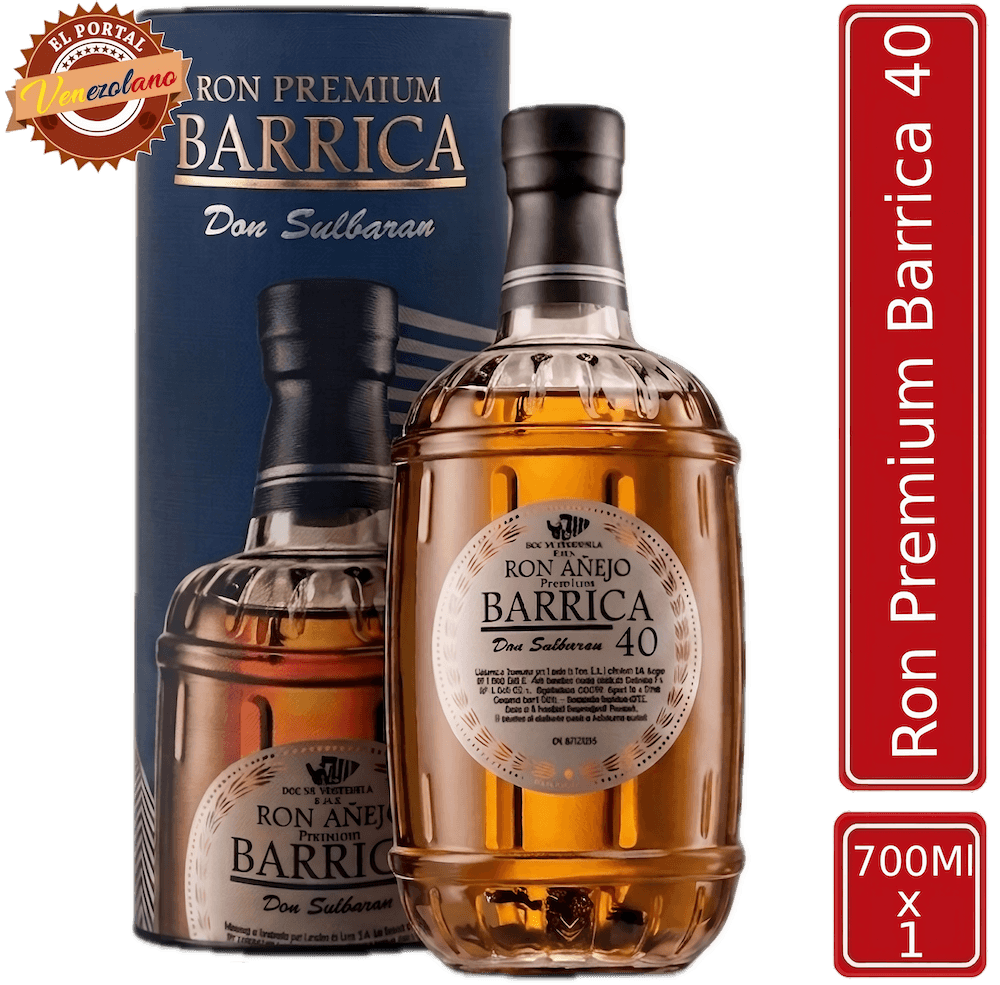 Ron Premium Barrinca 40 original venezolano, disponible en Colombia
