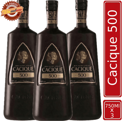 Ron Cacique 500 Venezuela x 3 Unidades