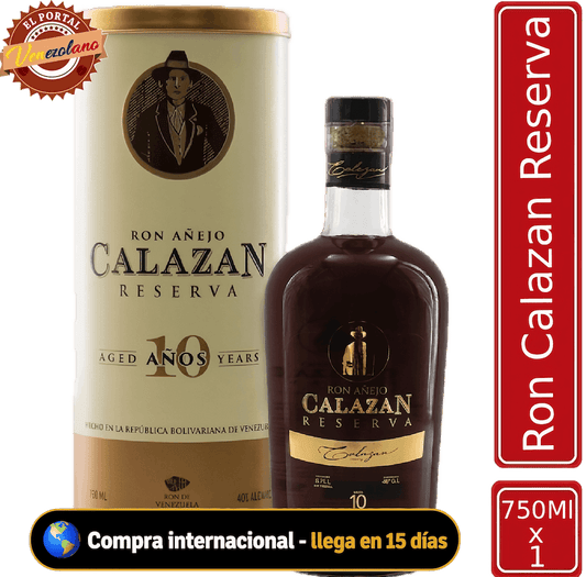 Ron Calazán Reserva venezolano, disponible en Colombia