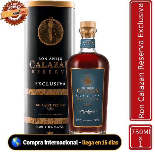 Ron Calazán Reserva Exclusiva venezolano, disponible en Colombia