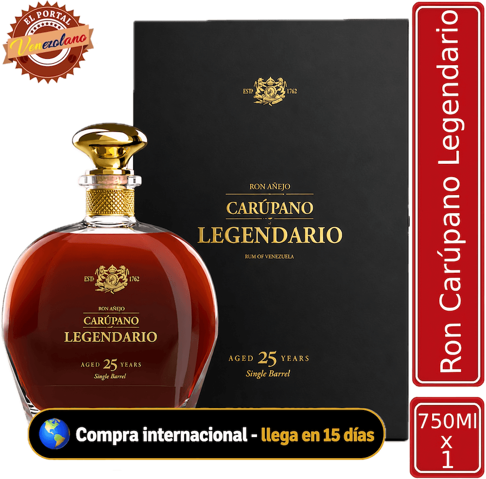 Ron Carúpano Legendario venezolano, disponible en Colombia