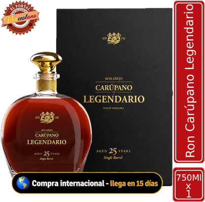 Ron Carúpano Legendario venezolano, disponible en Colombia