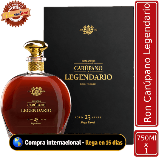 Ron Carúpano Legendario venezolano, disponible en Colombia