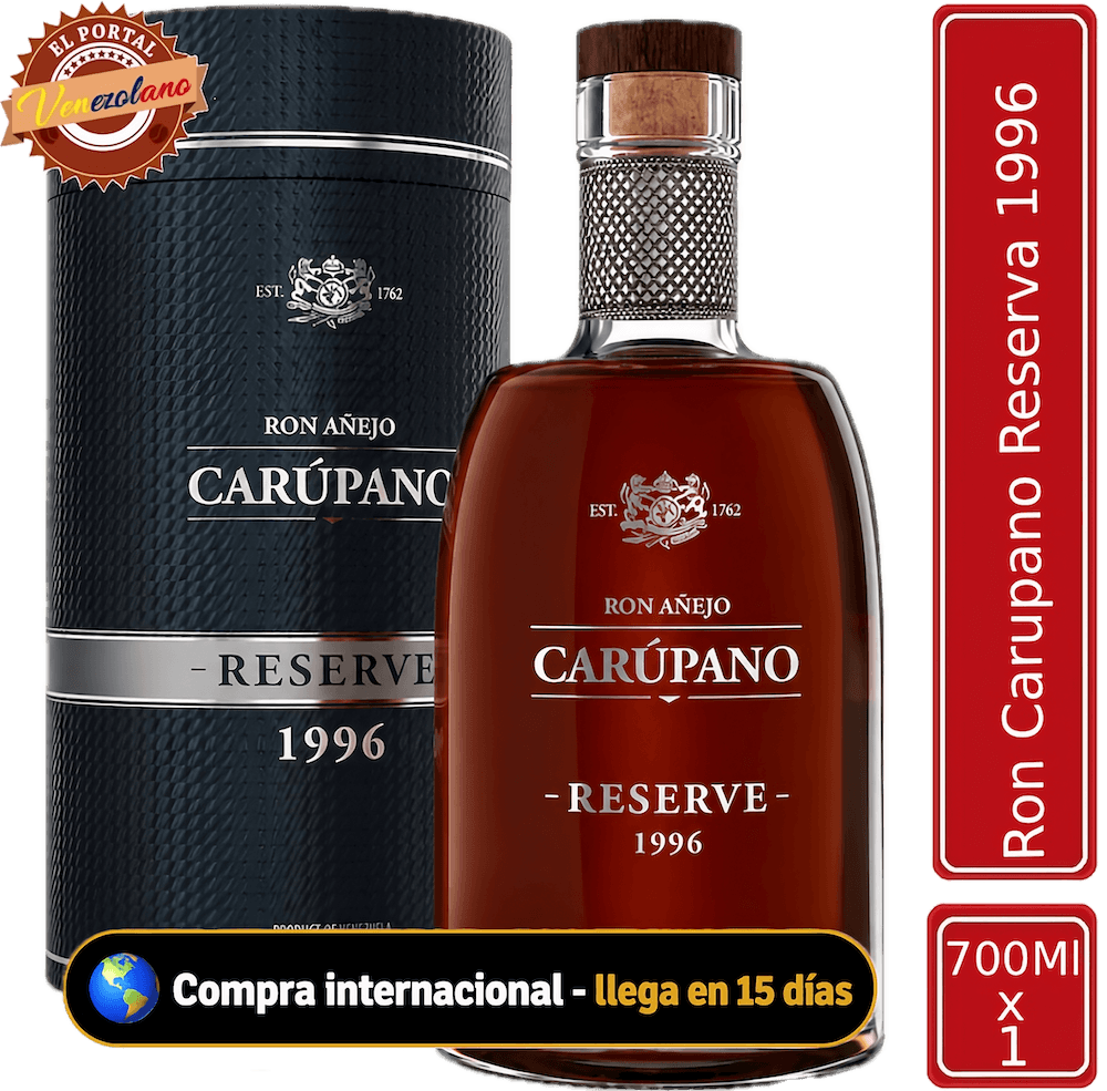 Ron Carúpano Reserve 1996 venezolano, disponible en Colombia