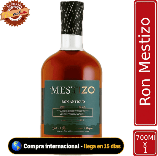Ron Mestizo venezolano, disponible en Colombia