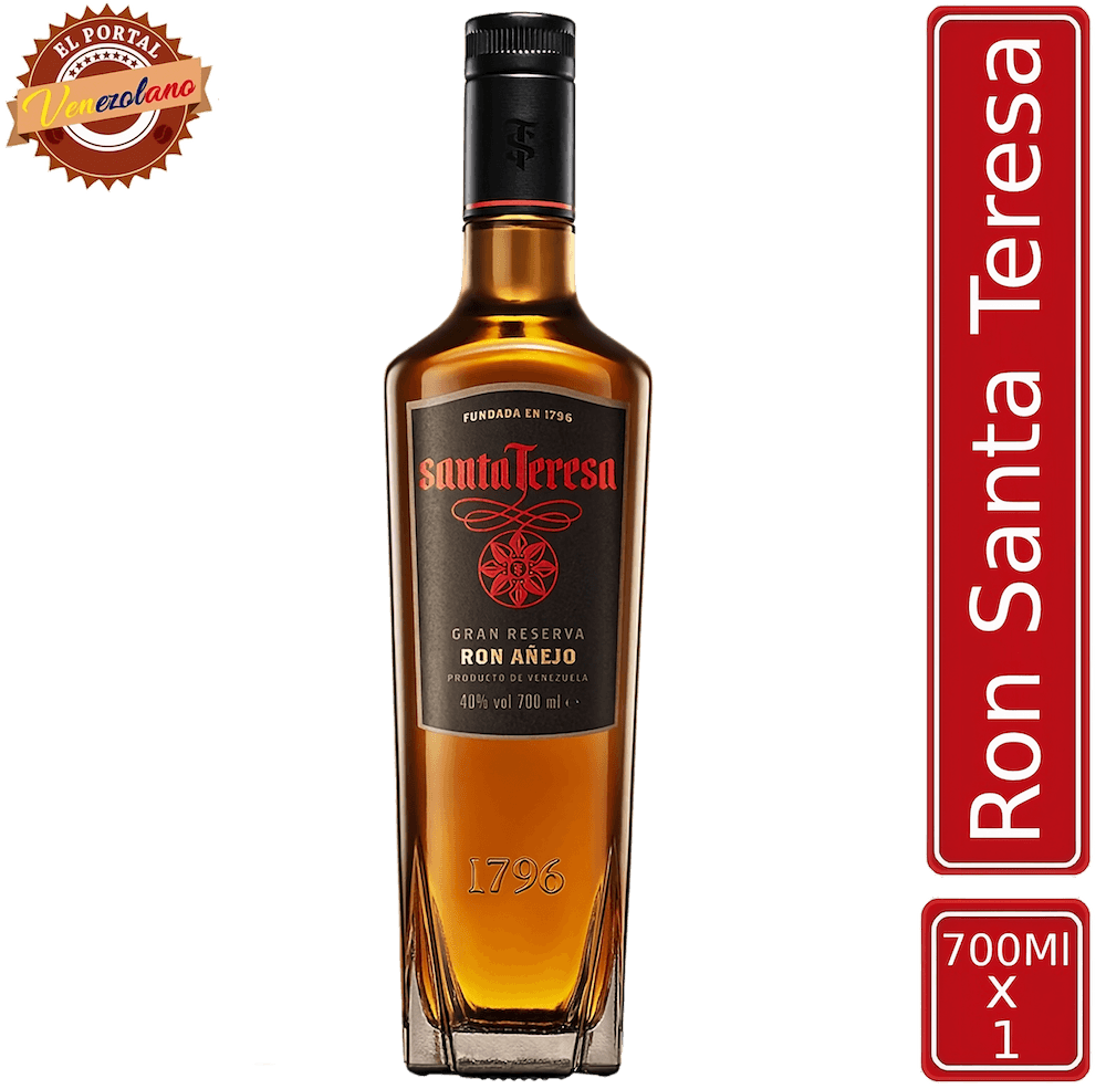 Ron Santa Teresa Gran Reserva venezolano, disponible en Colombia