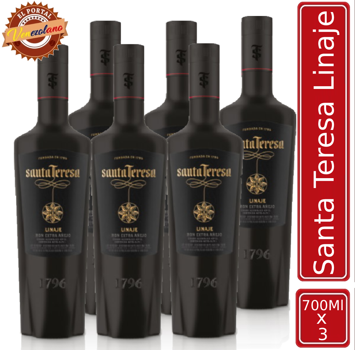 Ron Santa Teresa Linaje Venezuela x 6