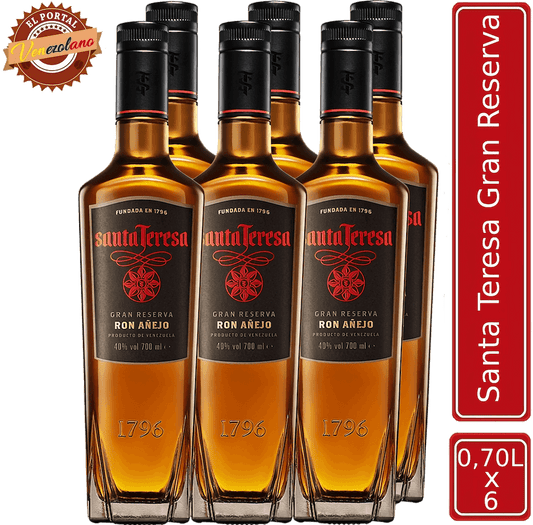 Ron Santa Teresa Gran Reserva Venezuela x 6 Unidades