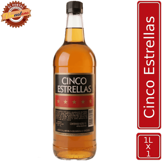 Ron Cinco Estrellas  1L Venezuela