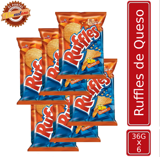 Ruffles de Queso 36 G Venezuela x 6