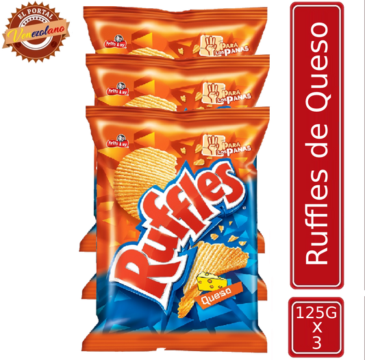 Ruffles de Queso 125 G Venezuela x 3