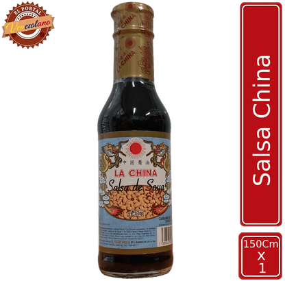 Salsa de soya china 150 ml venezolana, disponible en Colombia