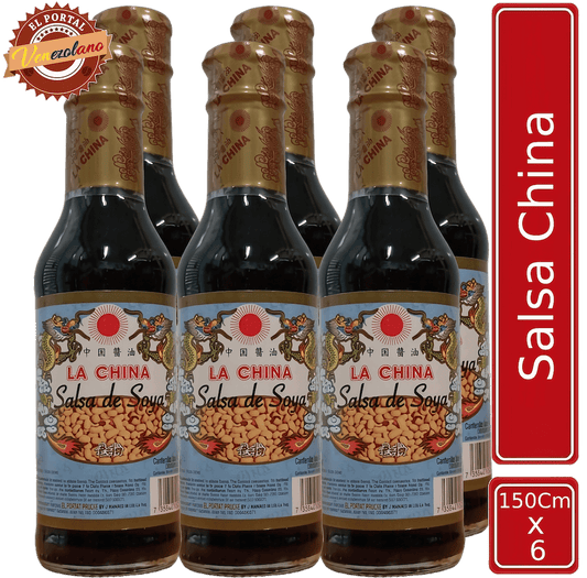Salsa De Soya China 150ML Venezolana x 6 Unidades
