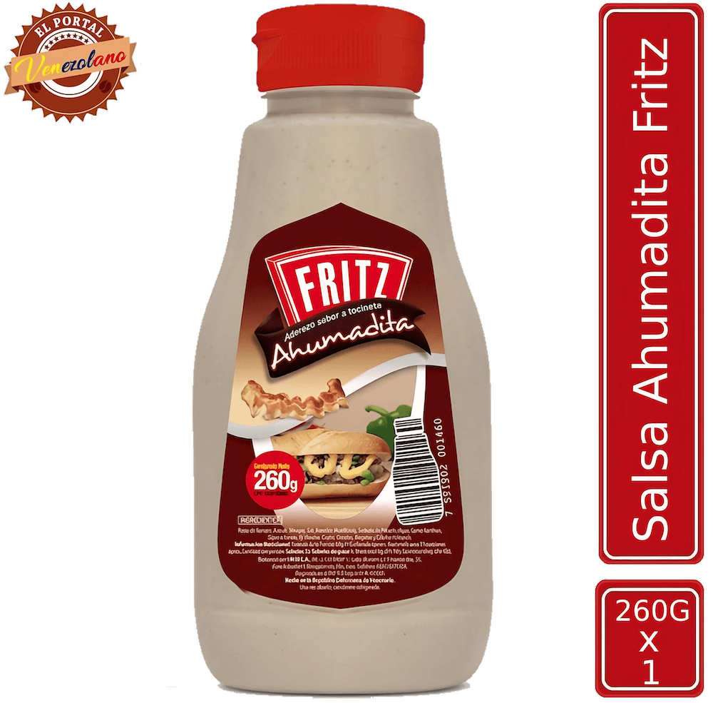 Salsa Fritz ahumaditas venezolana, disponible en Colombia