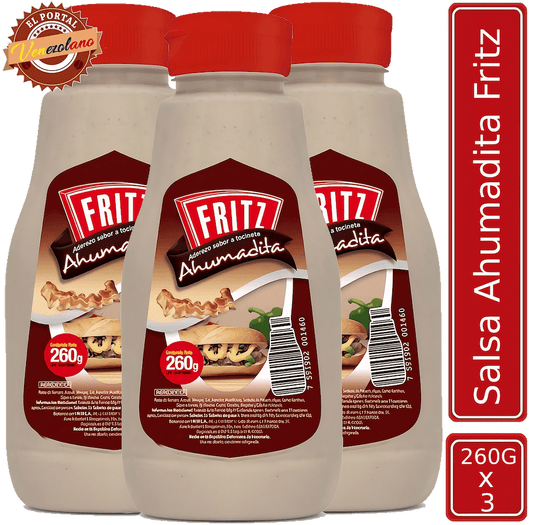 Salsa Fritz Ahumaditas Venezuela x 3