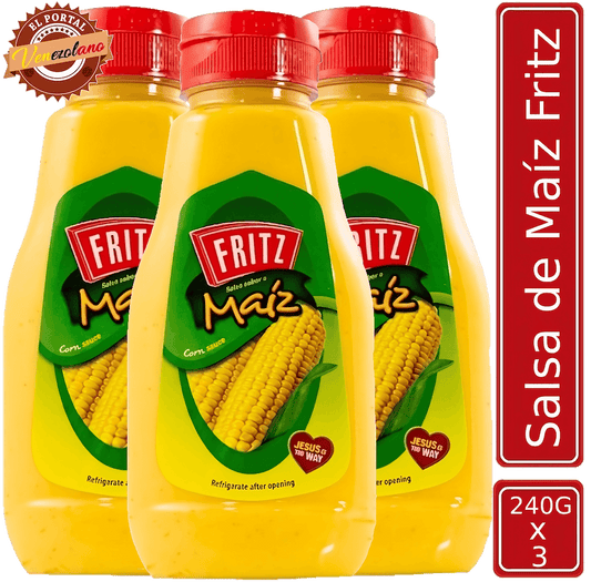 Salsa Fritz de Maíz 240Gr Venezuela x 3 Unidades