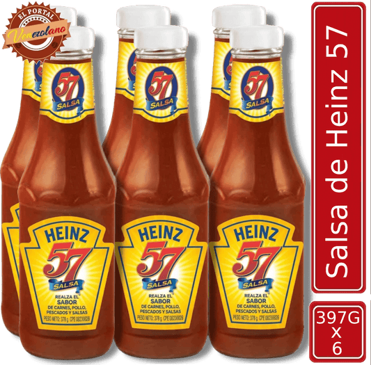 Salsa Heinz 57 Venezuela x 6 Unidades