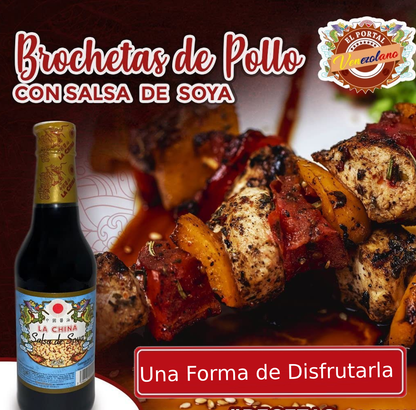 Salsa De Soya China 300 ML  Venezolana x 3