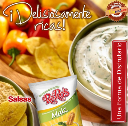 Base para Preparar Salsas RoRo´s Maíz 45G Venezuela x 3