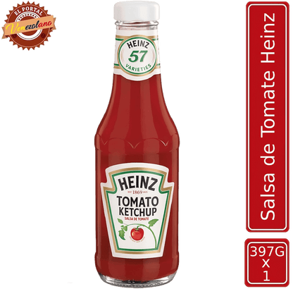 Salsa de tomate Heinz 397g venezolana