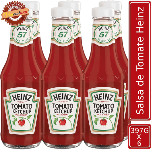 Salsa de Tomate Heinz 397Gr Venezuela x 6 unidades