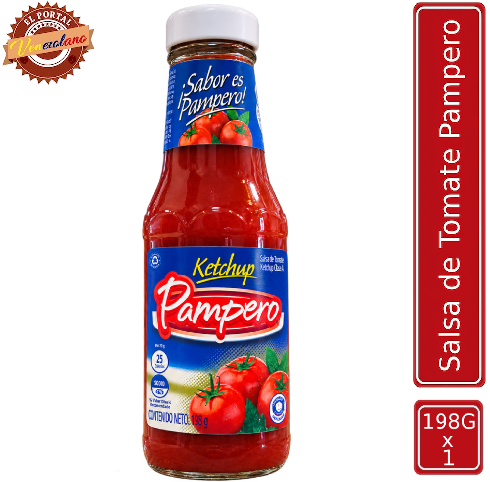 Salsa De Tomate Pampero 198g Venezuela