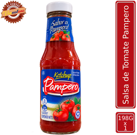 Salsa De Tomate Pampero 198g Venezuela
