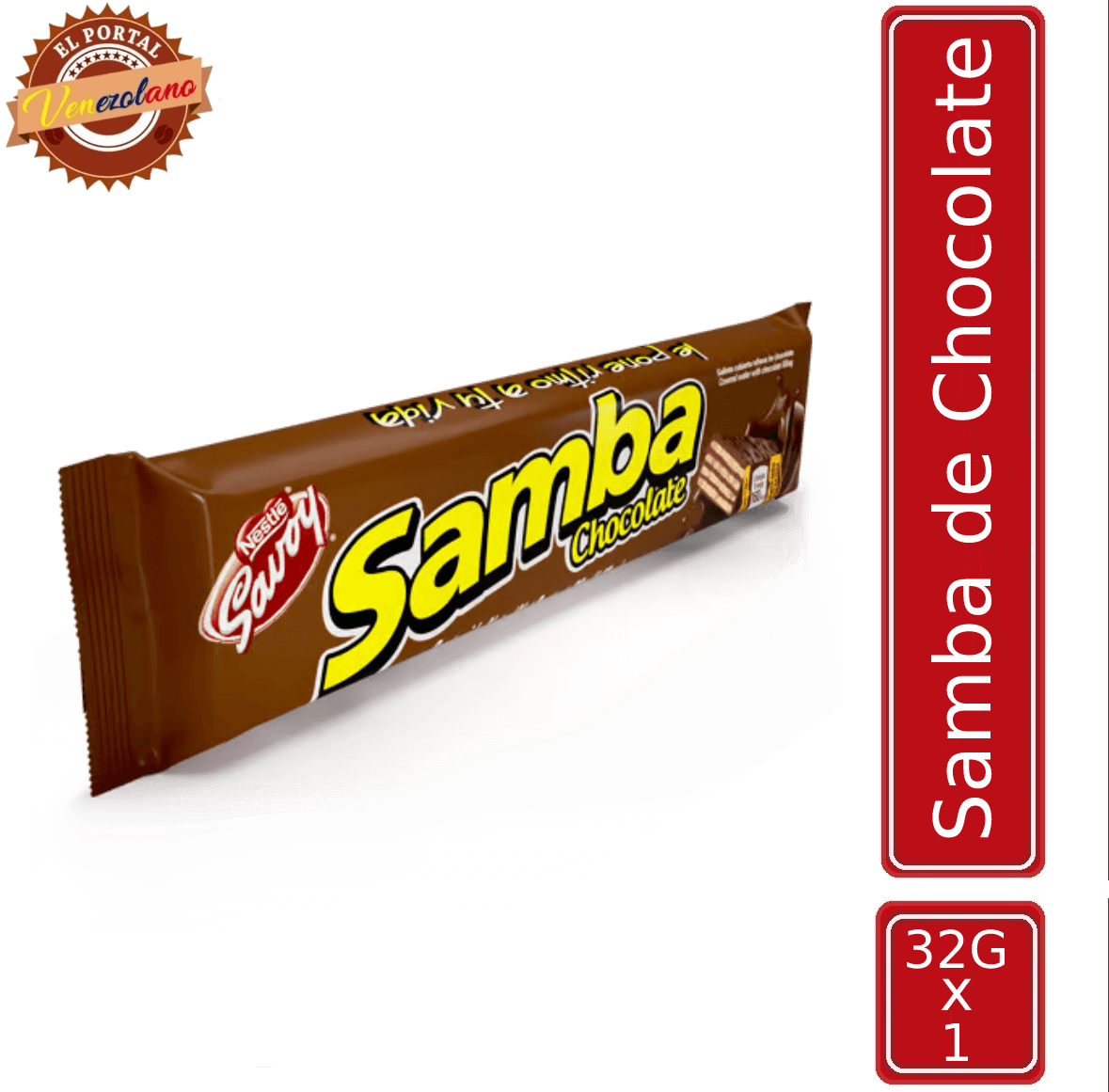 Samba  Wafer Chocolate Venezuela