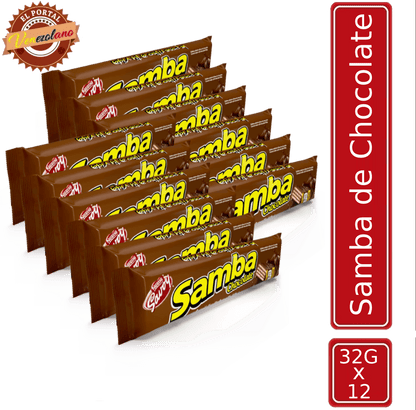 Samba  Wafer Chocolate Venezuela x 12